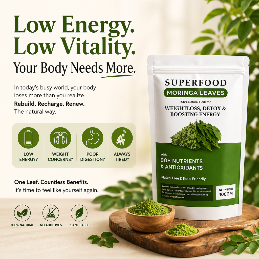 The Nature Axe Superfood Moringa Powder
