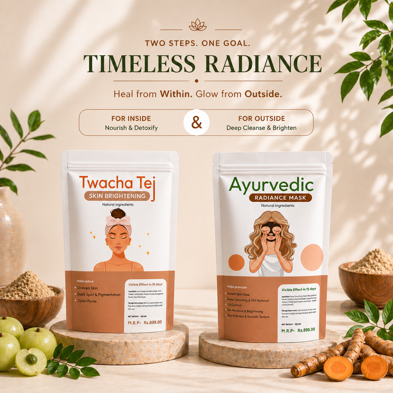 Superfood Face Mix & Mask Combo