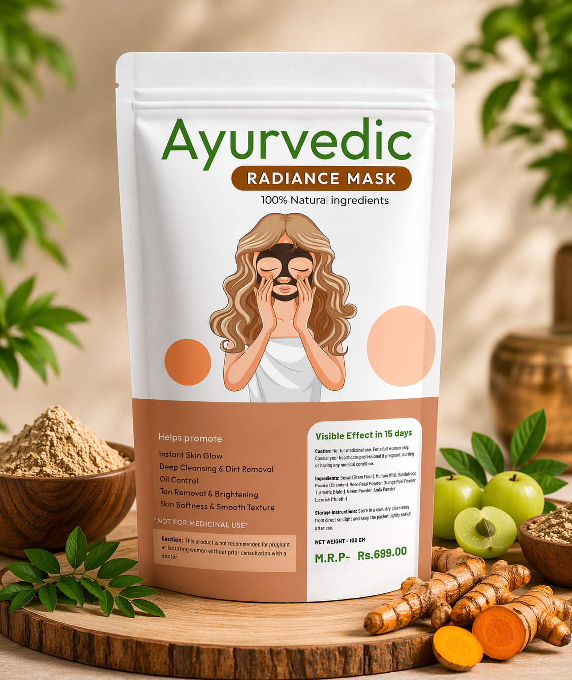 The Nature Axe Ayurvedic Face Mask