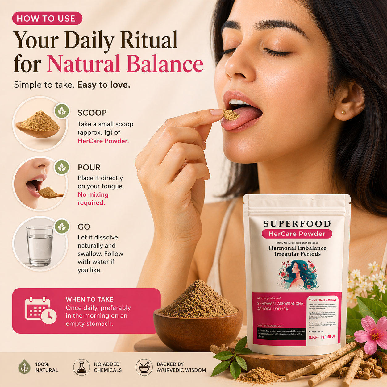 Superfood Hercare Ayurvedic Blend Mix