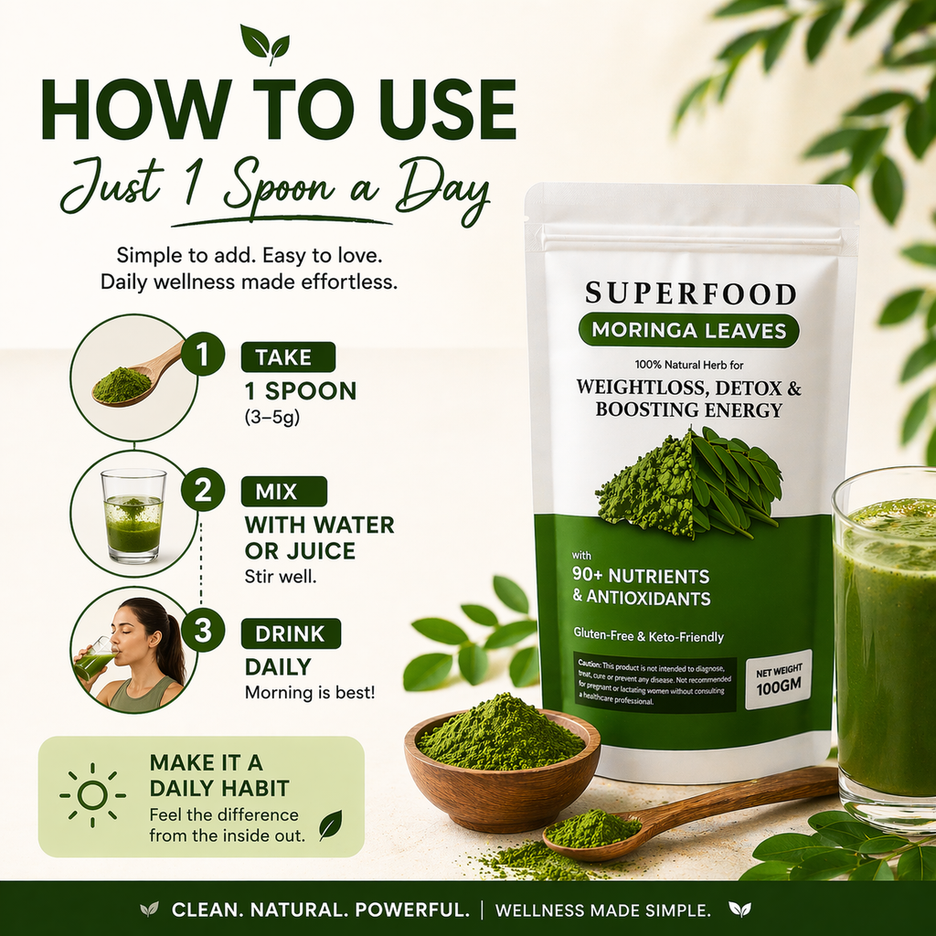 The Nature Axe Superfood Moringa Powder