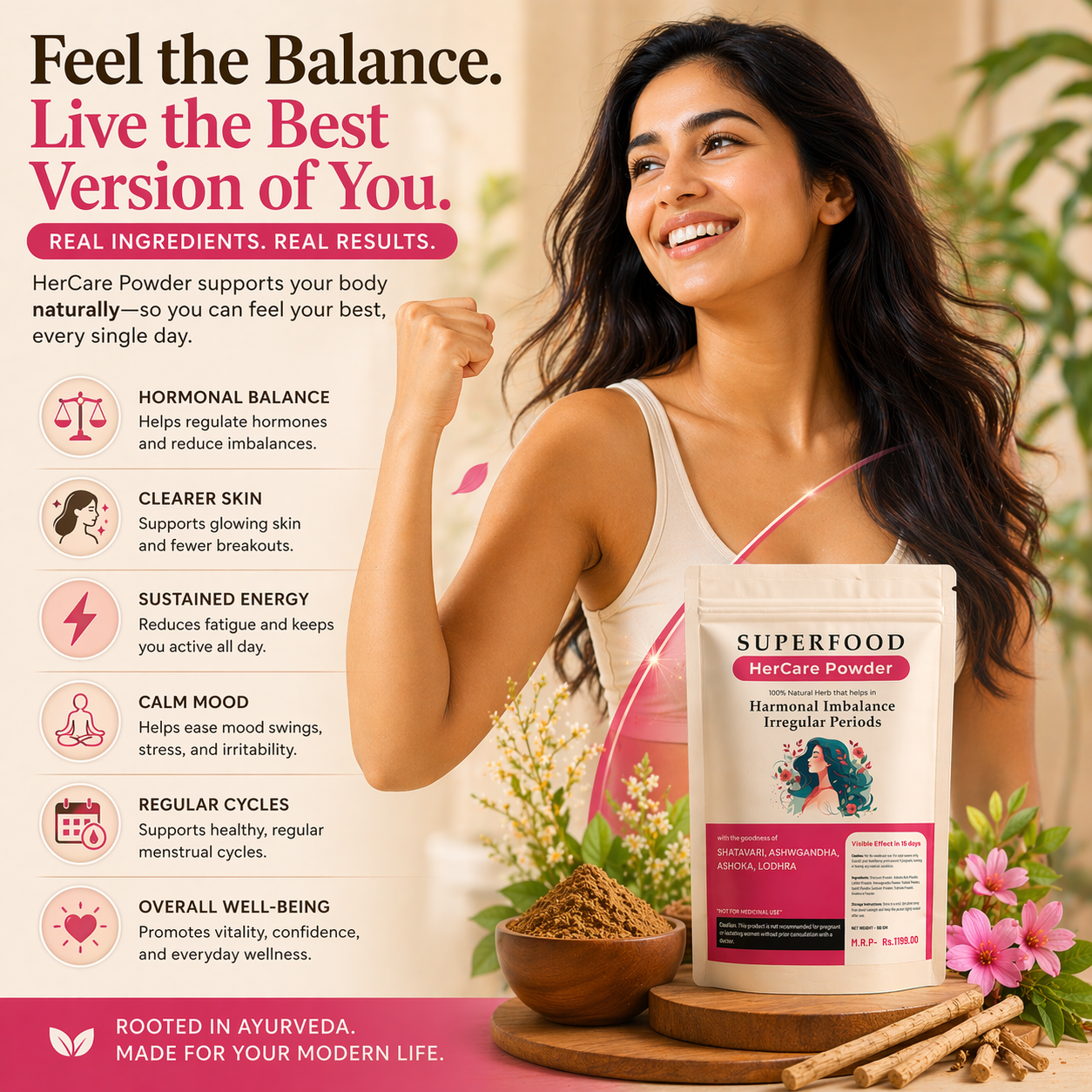 Superfood Hercare Ayurvedic Blend Mix
