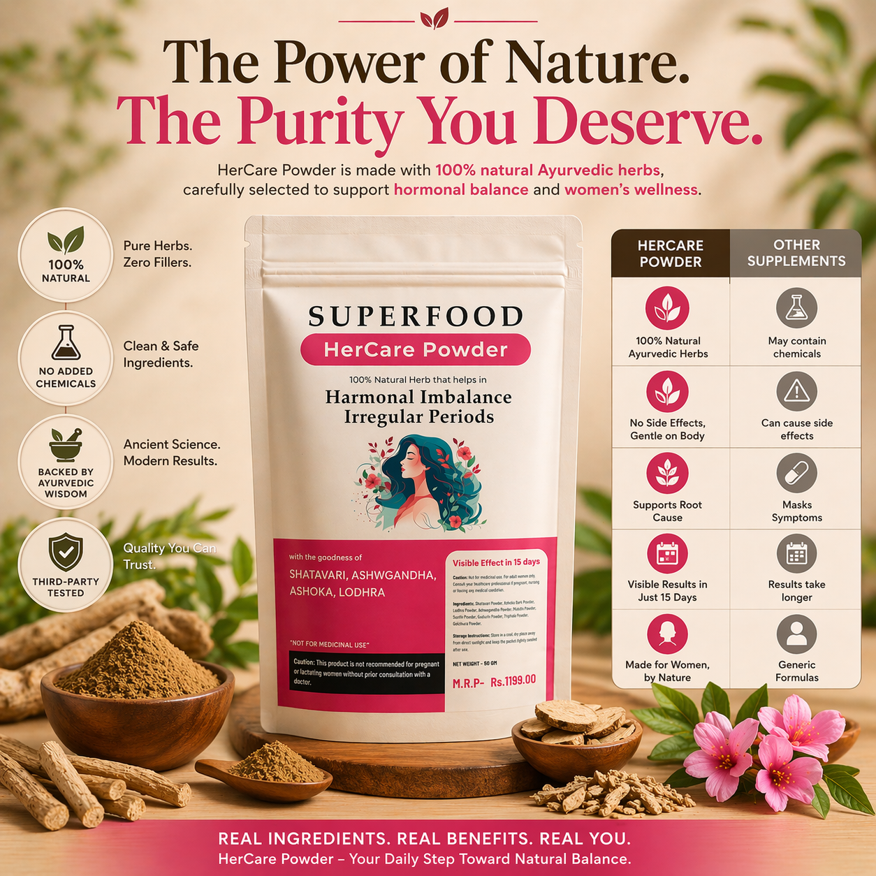 Superfood Hercare Ayurvedic Blend Mix
